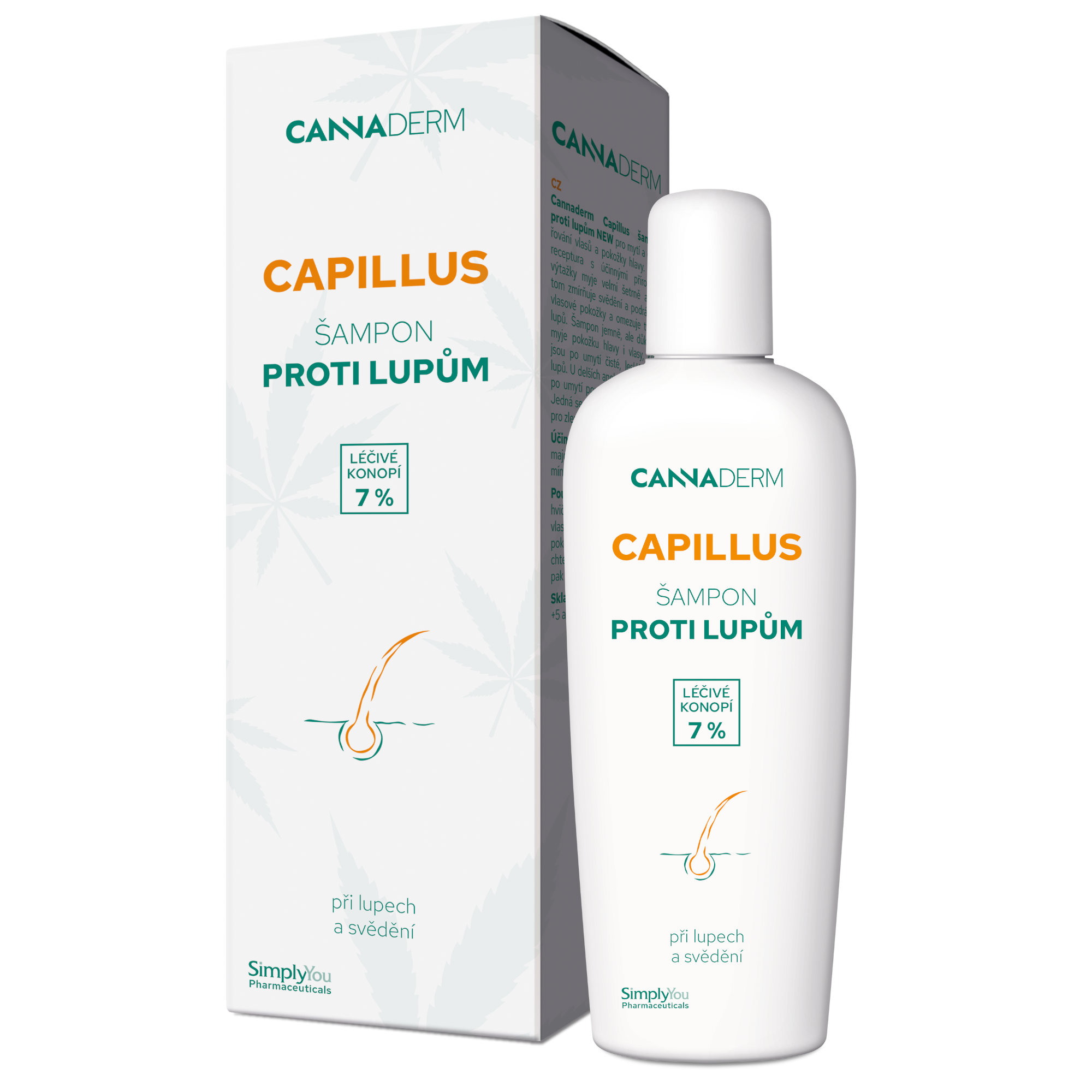Capillus Cannaderm Szampon przeciwłupieżowy