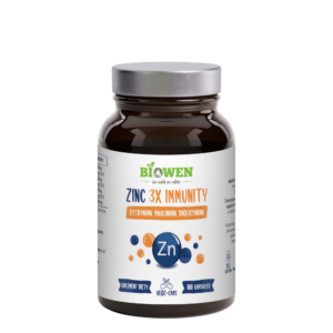 Cynk shoper Cynk - ZINC 3X IMMUNITY - 100 kapsułek BIOWEN