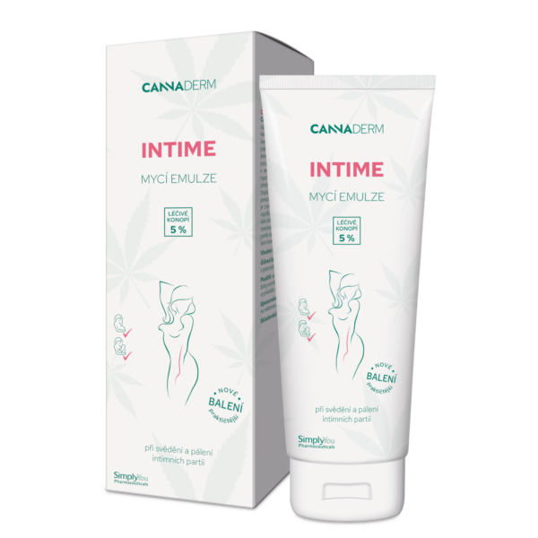 Intime zielonyczas_pl Intime Cannaderm Emulsja do higieny intymnej 200 ml