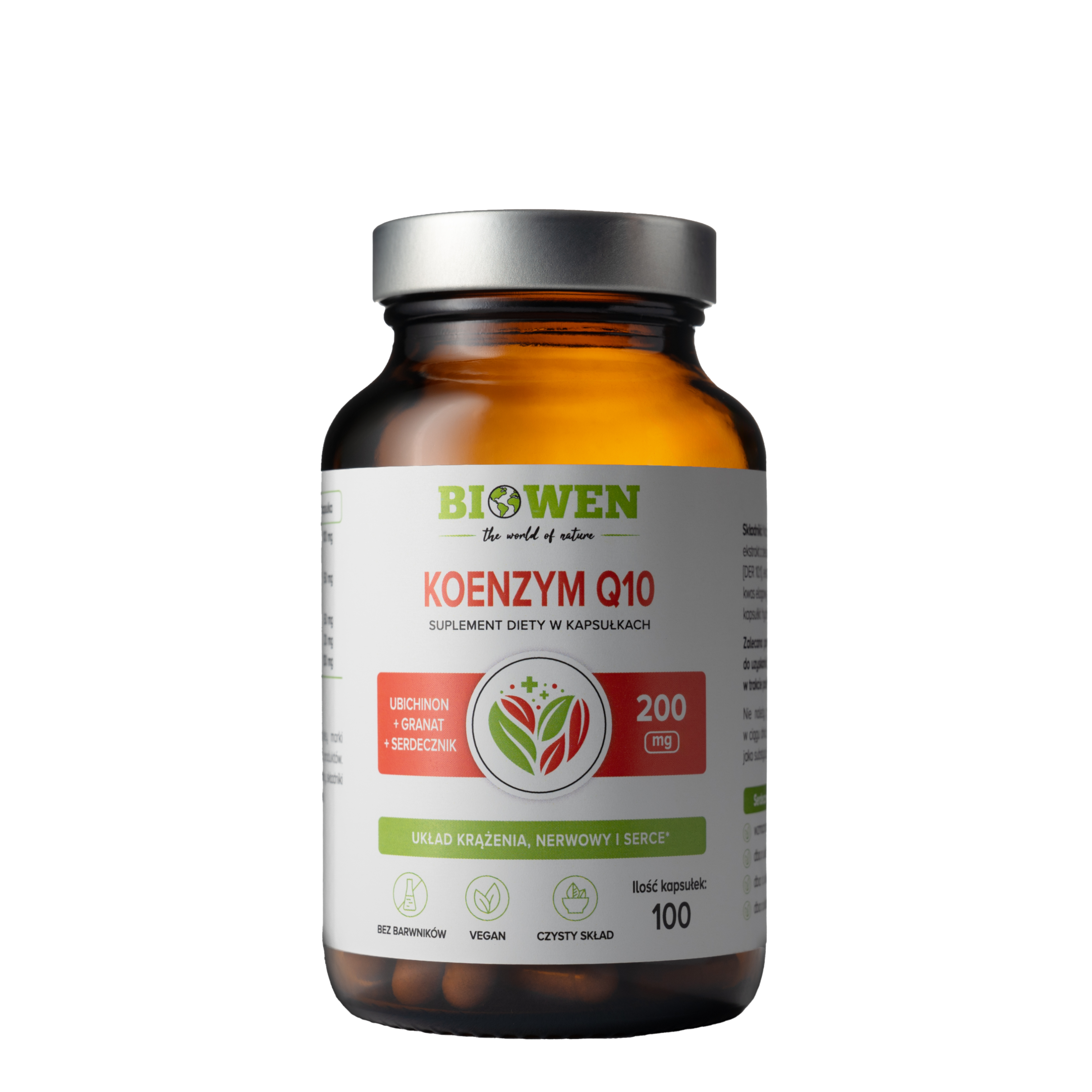 Koenzym Q10 new shoper Koenzym Q10 - 100 kapsułek - 100 mg BIOWEN