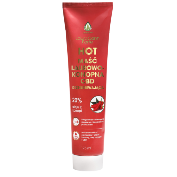 Laurocann hot 175 ml shoper Laurocann Forte HOT 175 ml maść rozgrzewająca
