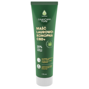 Laurocann shoper LauroCann Forte najmocniejsza maść konopna 20% z CBD i olejem laurowym 175ml