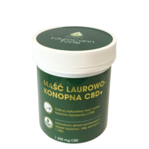 LauroCann Forte najmocniejsza maść konopna 20% z CBD i olejem laurowym 250ml