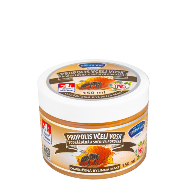 Maść z wosku pszczelego 150 ml Putorius shoper Maść ziołowa z wosku pszczelego propolis 150 ml Putorius
