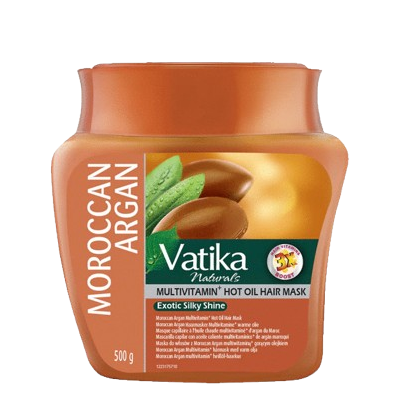 Maska arganowa Dabur Vatika shoper Maska do włosów ARGAN 500 g Dabur Vatika Naturals - włosy suche i trudne w układaniu