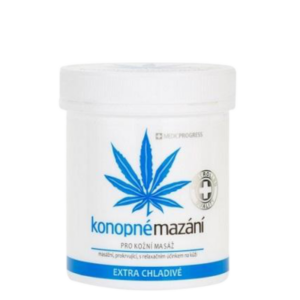 Niebieska duza shoper Maść konopna chłodząca MedicProgress HC na stłuczenia, bóle mięśni i stawów 250 ml