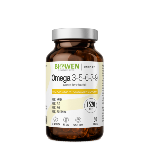 Omega_35679_Biowen_shoper Omega 3-5-6-7-9 - 60 kapsułek BIOWEN