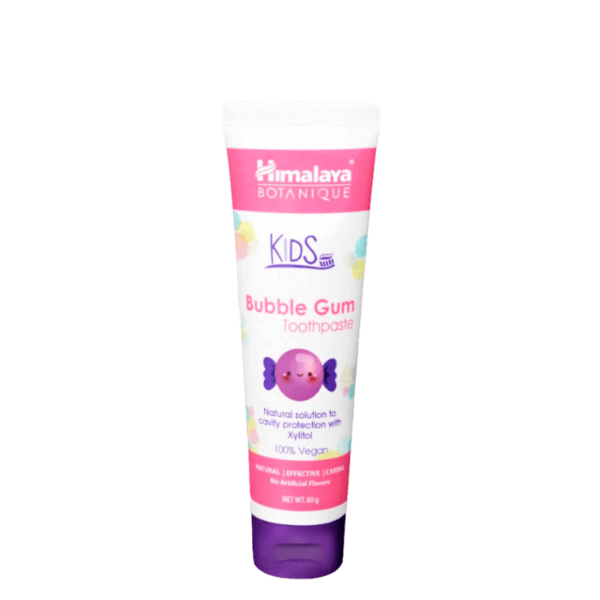 Psta Bubble Gum Himalaya 80 g shoper Botaniczna pasta do zębów dla dzieci Bubble Gum 80g Himalaya