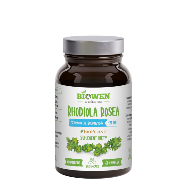 Rhodiola shoper Rhodiola Rosea - 60 kapsułek - 420mg BIOWEN