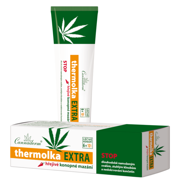 Thermolka EXTRA shoper1 Thermolka EXTRA Cannaderm rozgrzewająca maść konopna