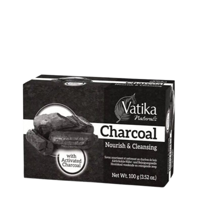 Vatika Charcoal 100g shoper Mydło z węglem CHARCOAL 100 g Dabur Vatika Naturals