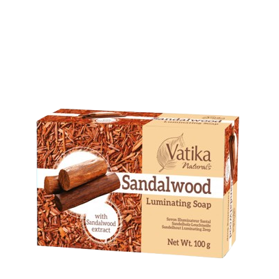 Vatika Sandalwood 100g shoper Mydło Sandałowe Sandalwood Soap 100 g Dabur Vatika Naturals