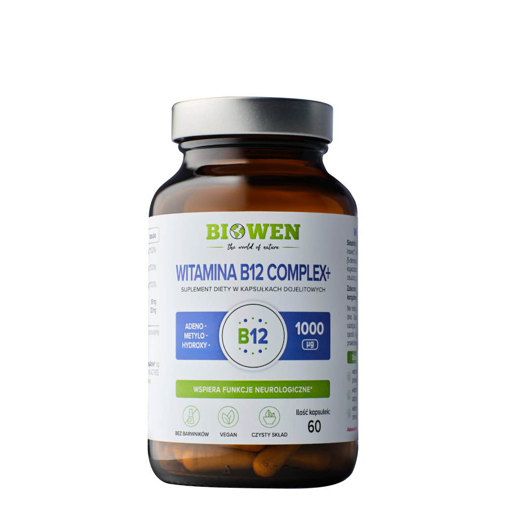 Witamina B12 Compex shoper Witamina B12 Complex+ 60 kapsułek BIOWEN