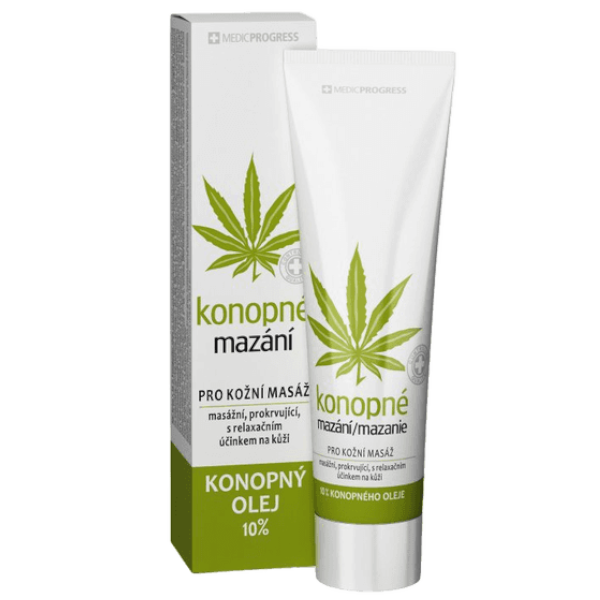Zielina mala shoper Maść konopna MedicProgress HC 10% oleju z konopi na bóle mięśni i stawów 100 ml