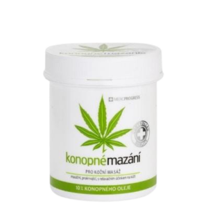 Zielona duza shoper Maść konopna MedicProgress HC 10% oleju z konopi na bóle mięśni i stawów 250 ml