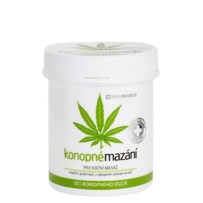 Zielona duza shoper Maść konopna MedicProgress HC 10% oleju z konopi na bóle mięśni i stawów 250 ml