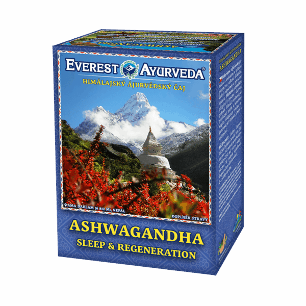 ashwagandha Ashwaganda Herbatka Ajurwedyjska uspokojenie, wypoczynek i dobry sen