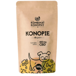 karma-z-cbd-dla-psow-kombinat-konopny shoper Konopie dla psów – karma uzupełniająca z 400 mg CBD 200 g
