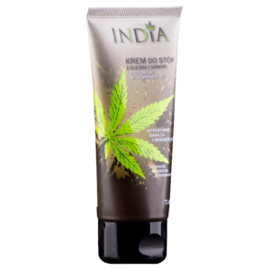 Krem do stóp z olejem konopnym INDIA 75 ml
