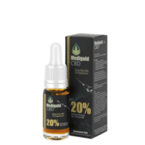 olej-cbd-20-medigold shoper Medigold złoty Olej CBD 20% 10 ml 2000 mg pełne spektrum Certyfikowany