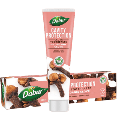 pasta CLOVE ORGANIC 100g dabur shoper Pasta do zębów z goździkiem CLOVE ORGANIC 100 g Dabur