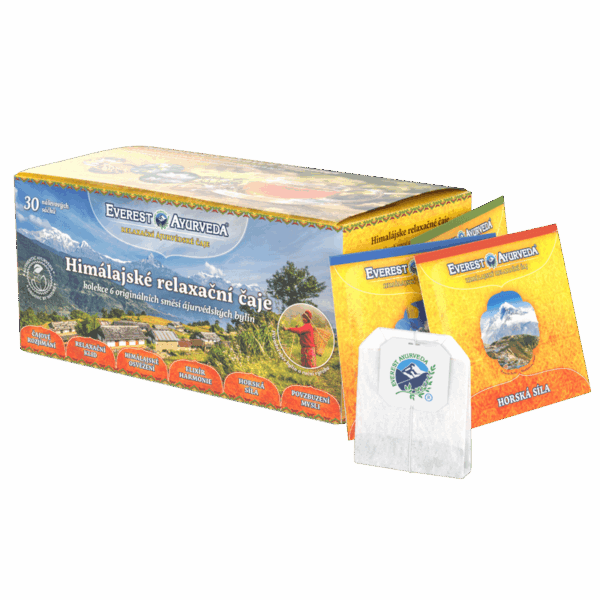Relaksująca Herbatka Ajurwedyjska - saszetkowa kolekcja 30 x 2g